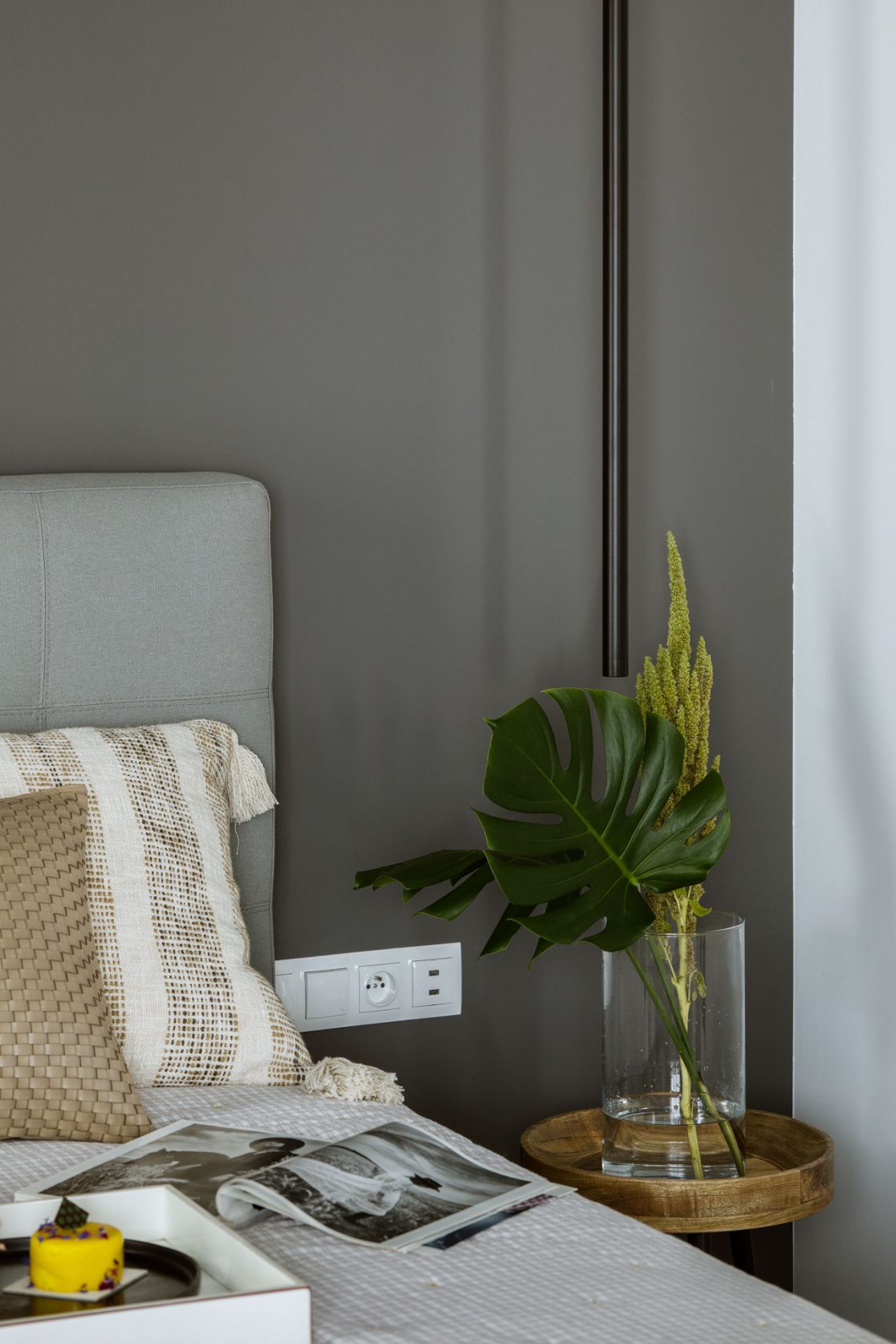 projekt, wykończenie i aranżacja sypialni w mieszkaniu na wynajem