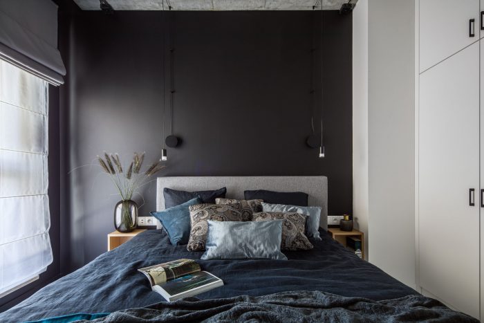 przytulna sypialnia- projekt, wykończenie i aranżacja