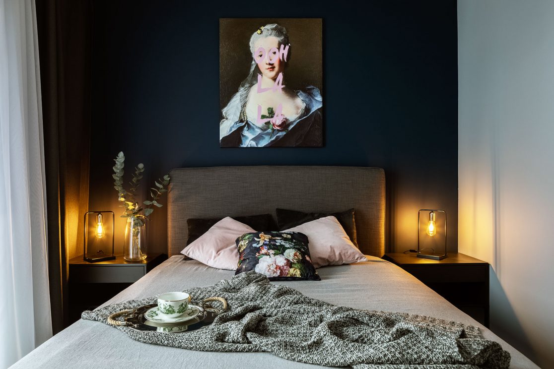 sypialnia w stylu nowoczesnym - projekt i wykończenie, Warszawa